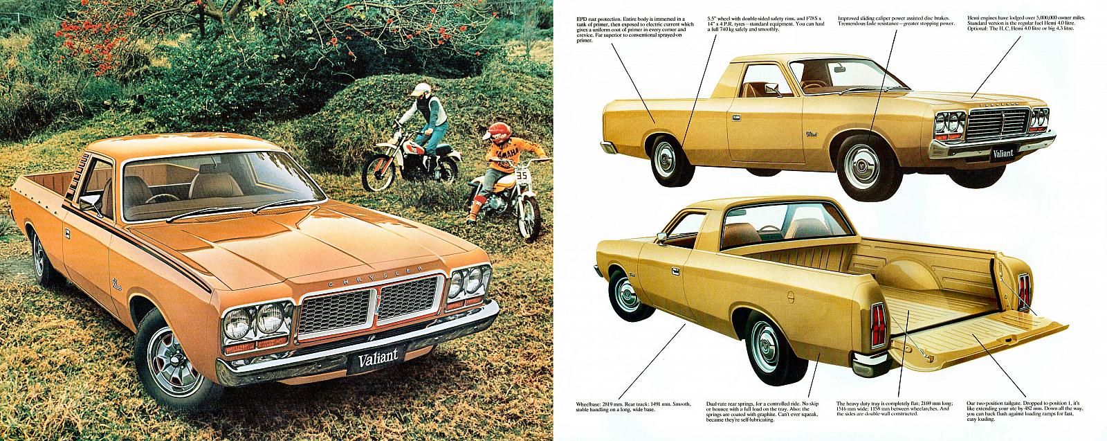 1976 Chrysler CL Valiant Utility Brochure Page 3